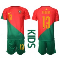 Dječji Nogometni Dres Portugal Danilo Pereira #13 Domaci SP 2022 Kratak Rukav (+ Kratke hlače)
